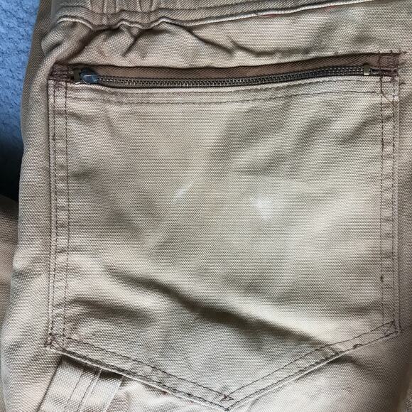 Vintage Zero Zone By Walls Insulated Canvas Coveralls Mens Large Tall Brown - Picture 16 of 16